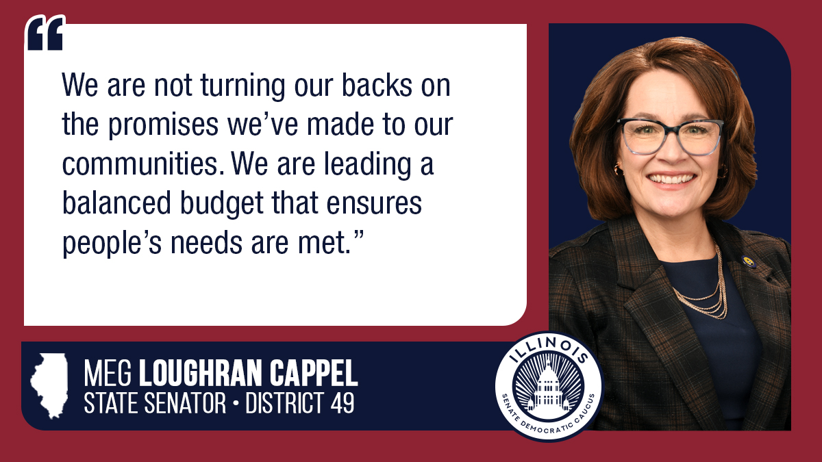 Senator Meg Loughran Cappel Budget Quote